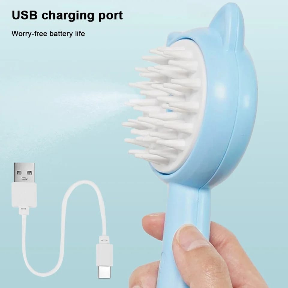 CEPILLO RECARGABLE CON AGUA PARA MASCOTA