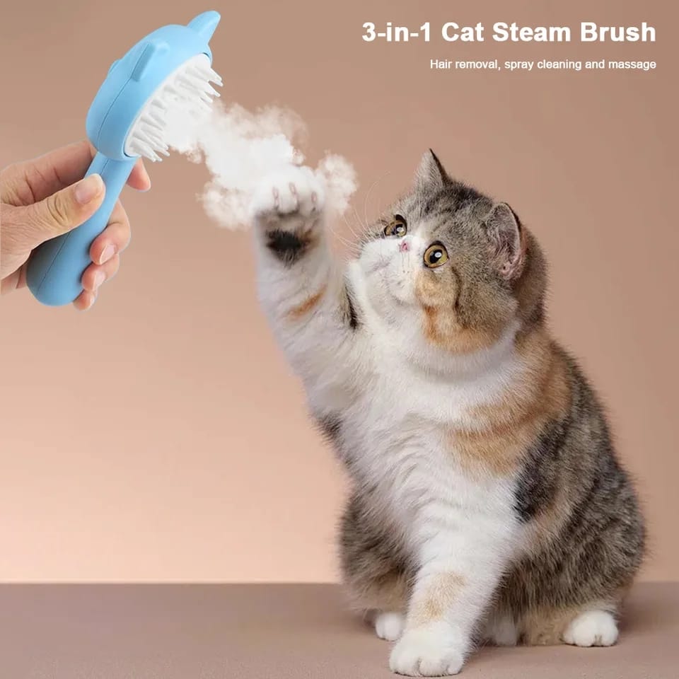 CEPILLO RECARGABLE CON AGUA PARA MASCOTA