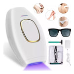 Depiladora Láser IPL Permanente Corporal + Masajeador facial