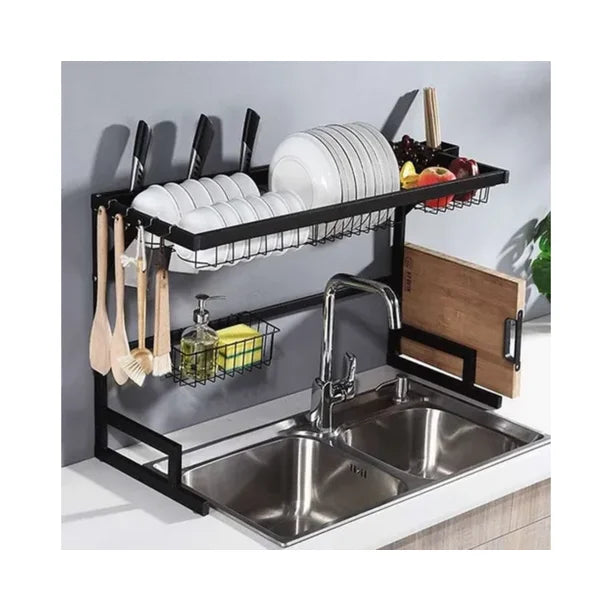 Escurridor Platos Acero Inoxidable 2 Niveles