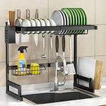 Escurridor Platos Acero Inoxidable 2 Niveles