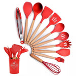 Set 12 Utensilios Cocina en Silicona