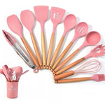 Set 12 Utensilios Cocina en Silicona