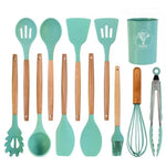 Set 12 Utensilios Cocina en Silicona