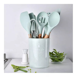 Set 12 Utensilios Cocina en Silicona